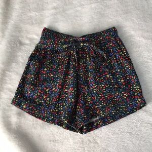 Cute floral patterned shorts from uniqlo
